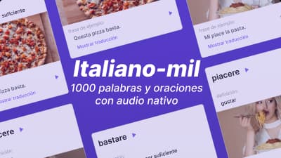El vocabulario crítico para aprender italiano