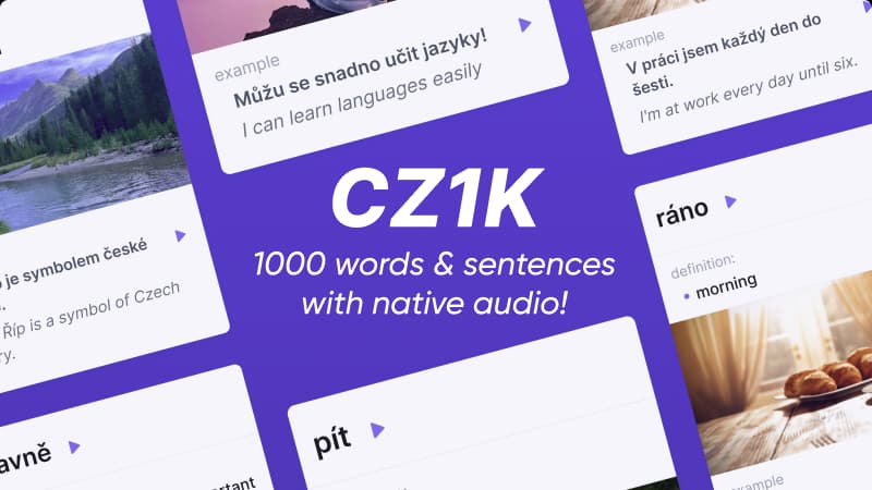 Fundamental Vocabulary to Learn Czech