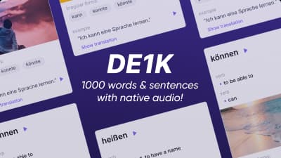 Fundamental Vocabulary to Learn German